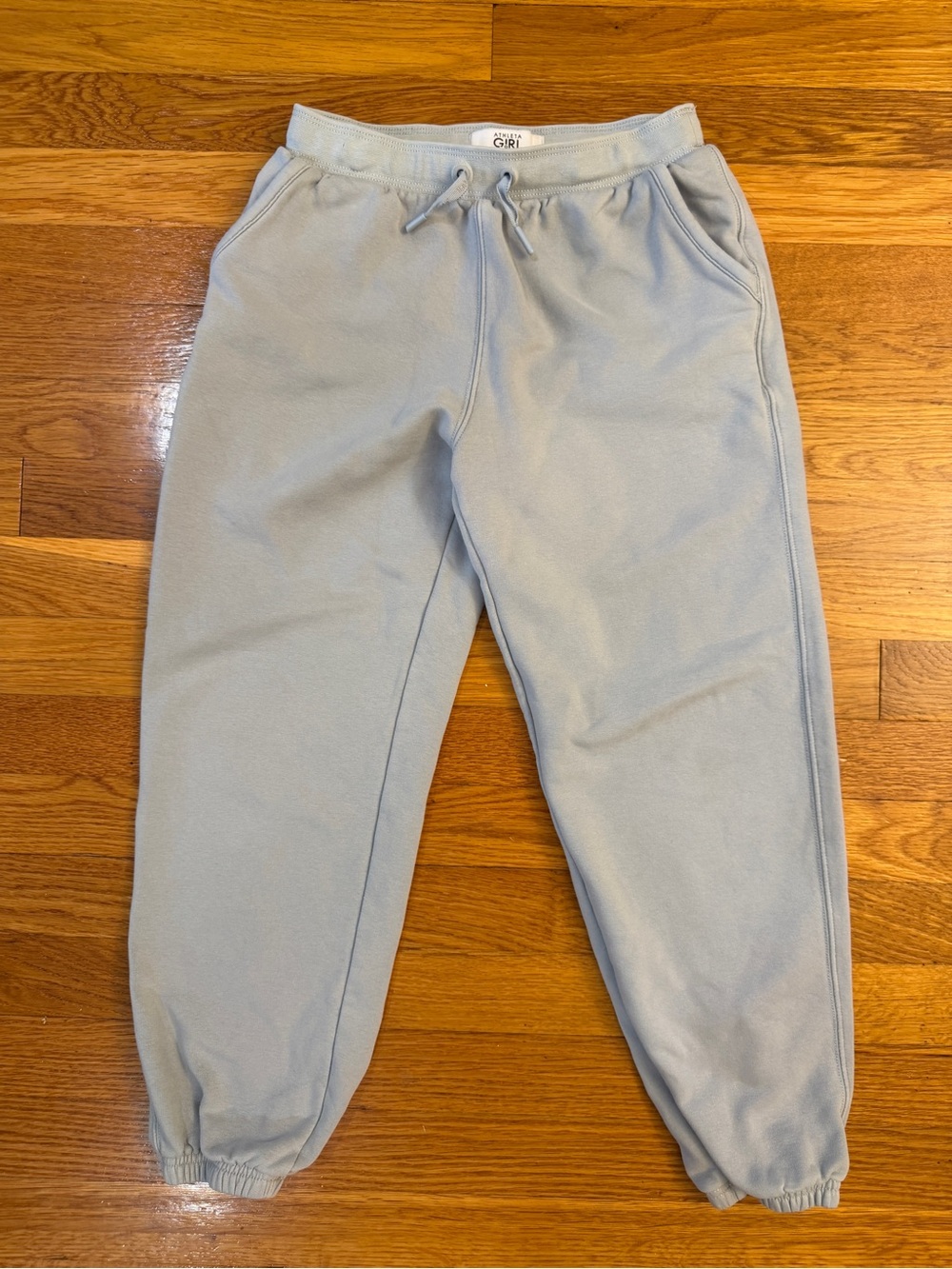 Athleta Girl Sweatpant Joggers in Light Blue/Gray - Girls Size M/8-10 - Picture 7 of 7